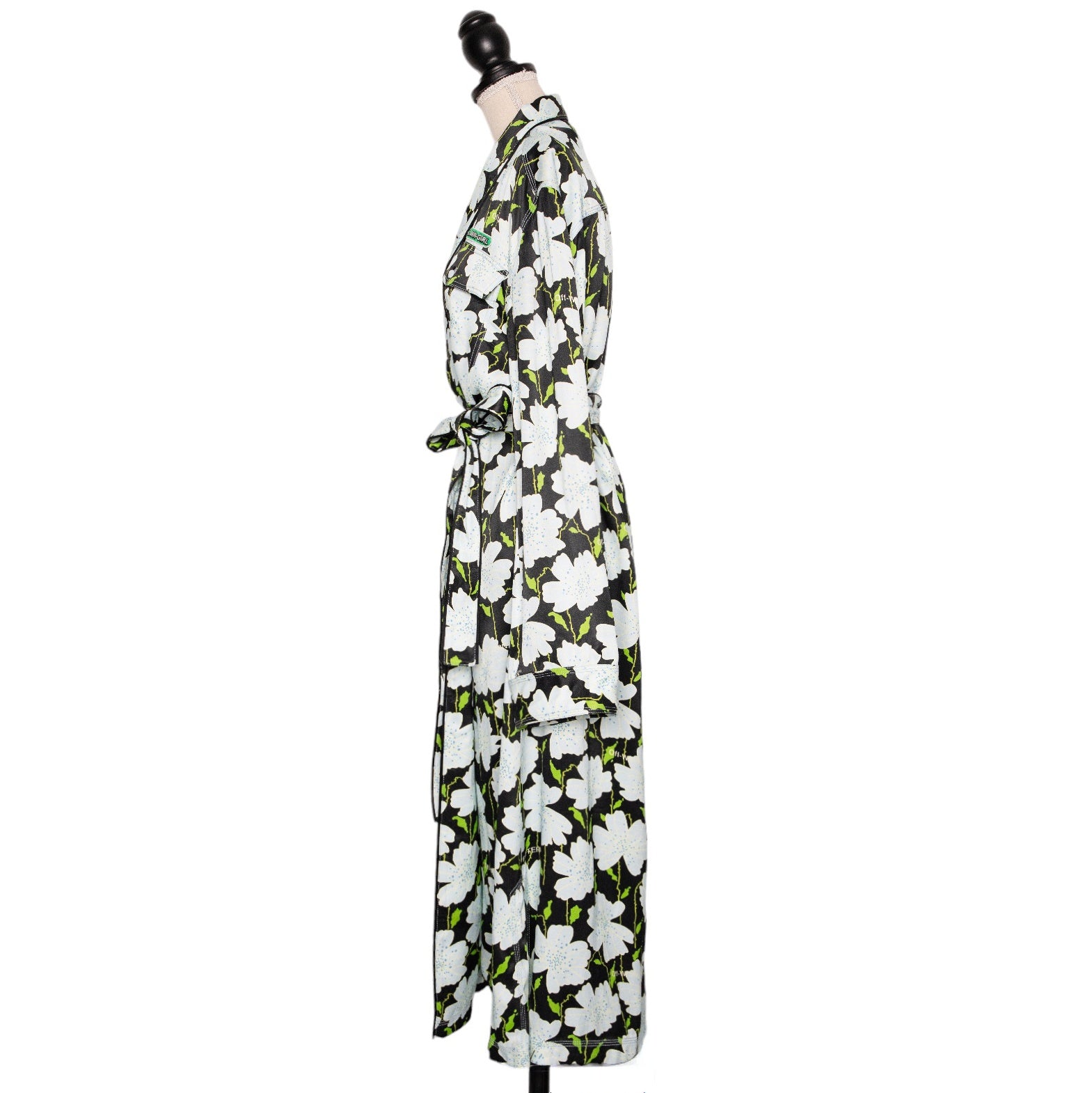 Off-White Main Label Mantelkleid zum Wickeln