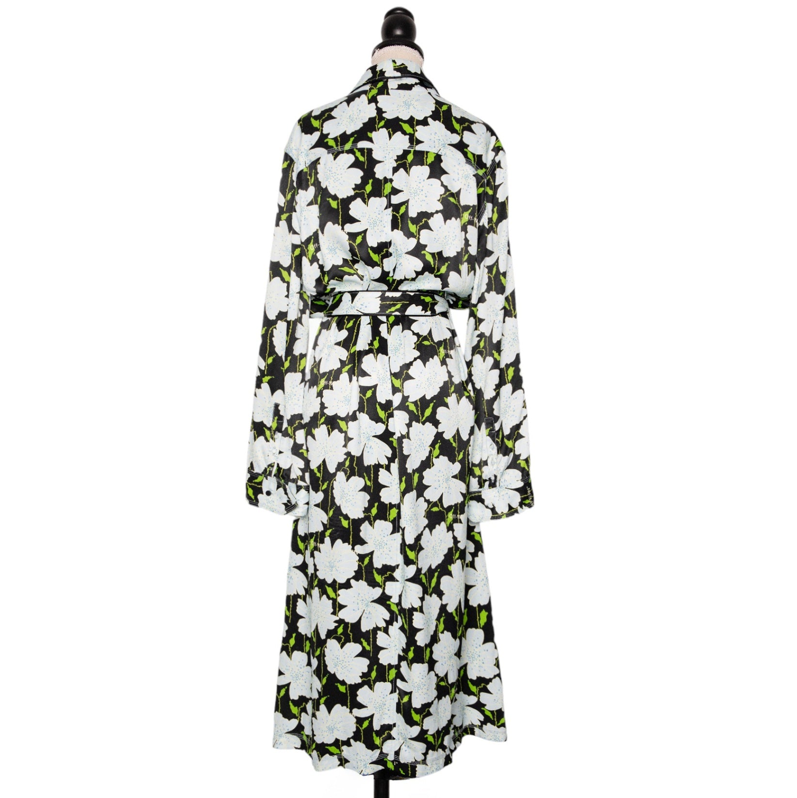 Off-White Main Label Mantelkleid zum Wickeln