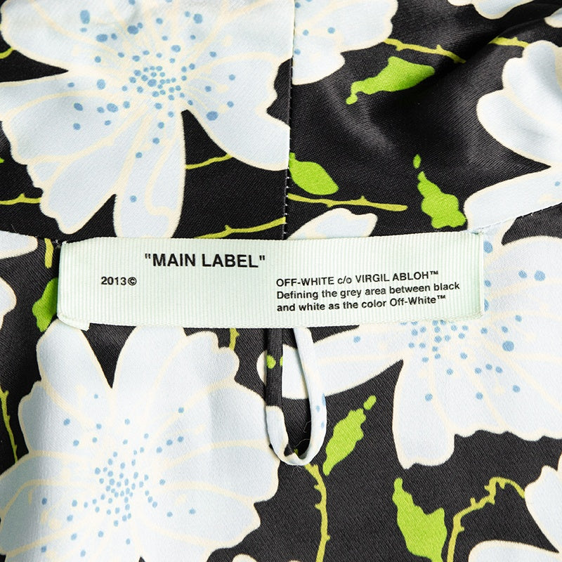 Off-White Main Label Mantelkleid zum Wickeln