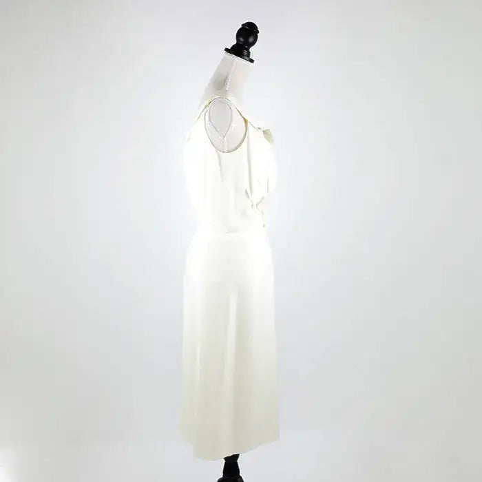 Prada Kleid aus Crêpe mit drapierter Schleife