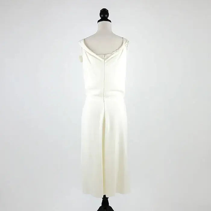 Prada Kleid aus Crêpe mit drapierter Schleife