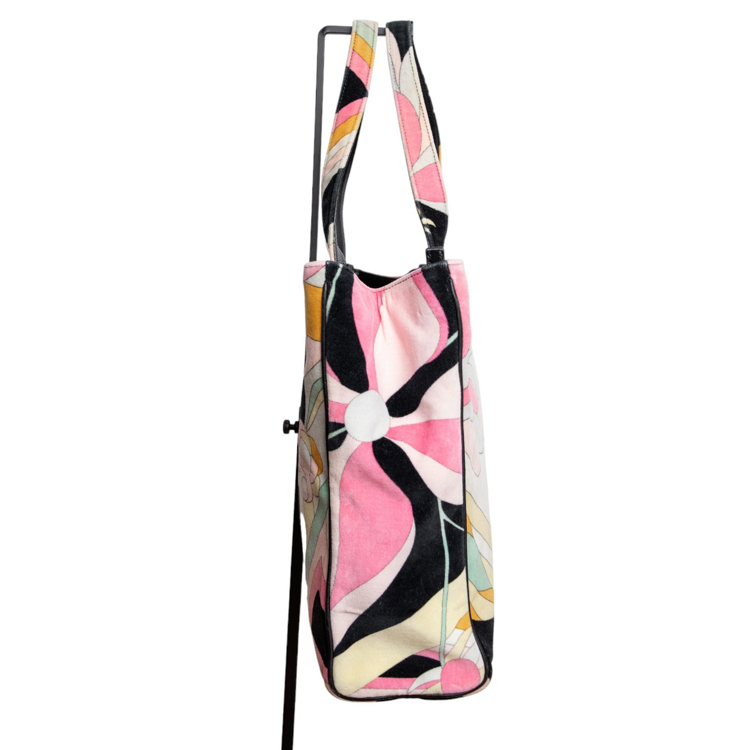 Emilio Pucci Vintage-Schultertasche mit stilvollem floralen Allover-Print