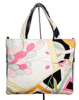 Emilio Pucci Vintage-Schultertasche mit stilvollem floralen Allover-Print
