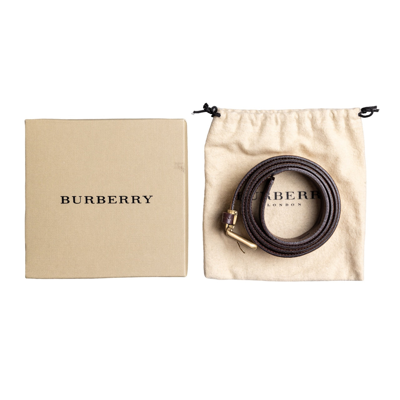 Burberry Karierter Gürtel im klassischen Signature Design