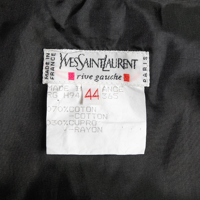 Yves Saint Laurent Eleganter Rive Gauche Vintage Samtrock