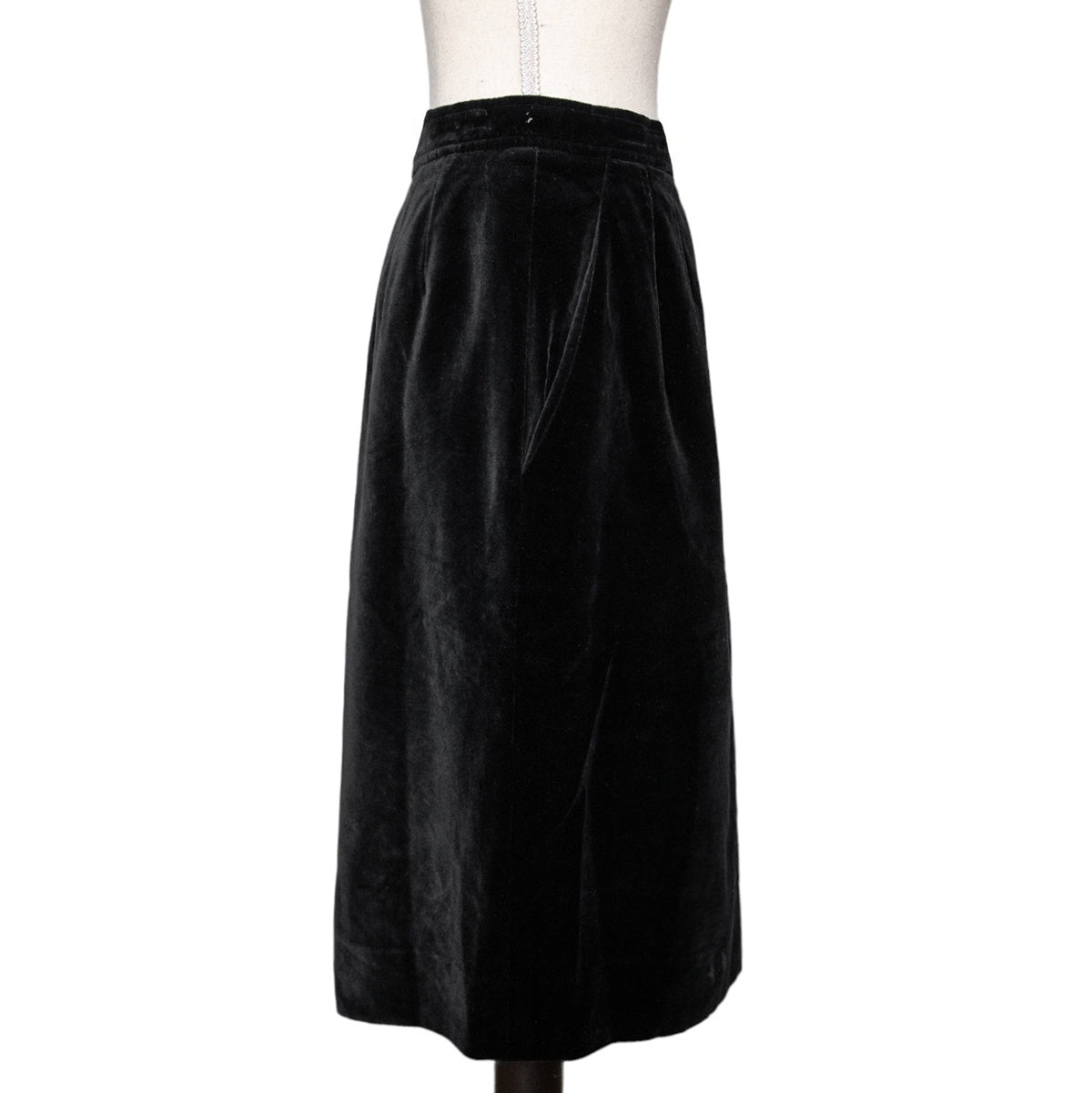 Yves Saint Laurent Eleganter Rive Gauche Vintage Samtrock