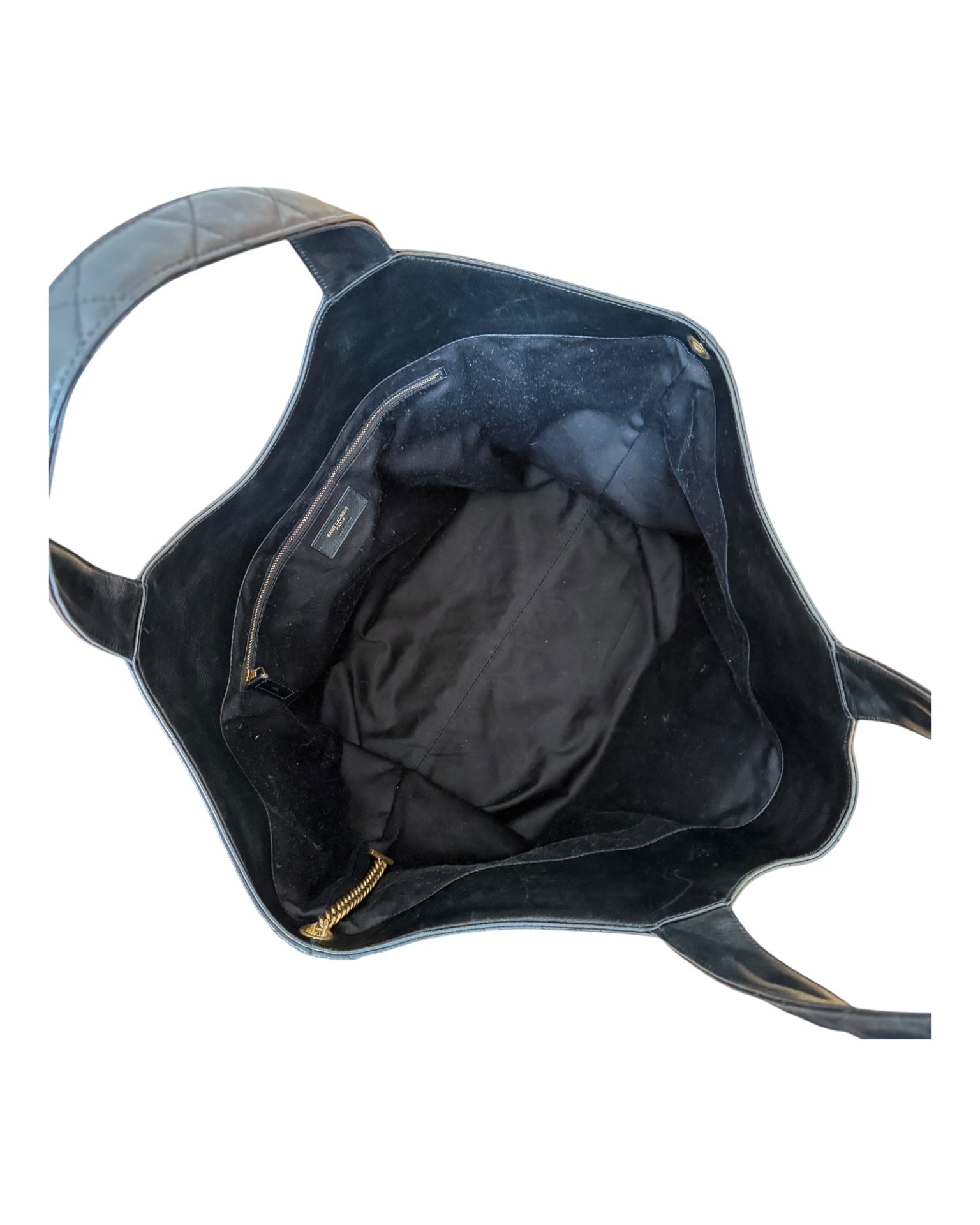 Saint Laurent Icare Maxi Shopper aus Lammleder