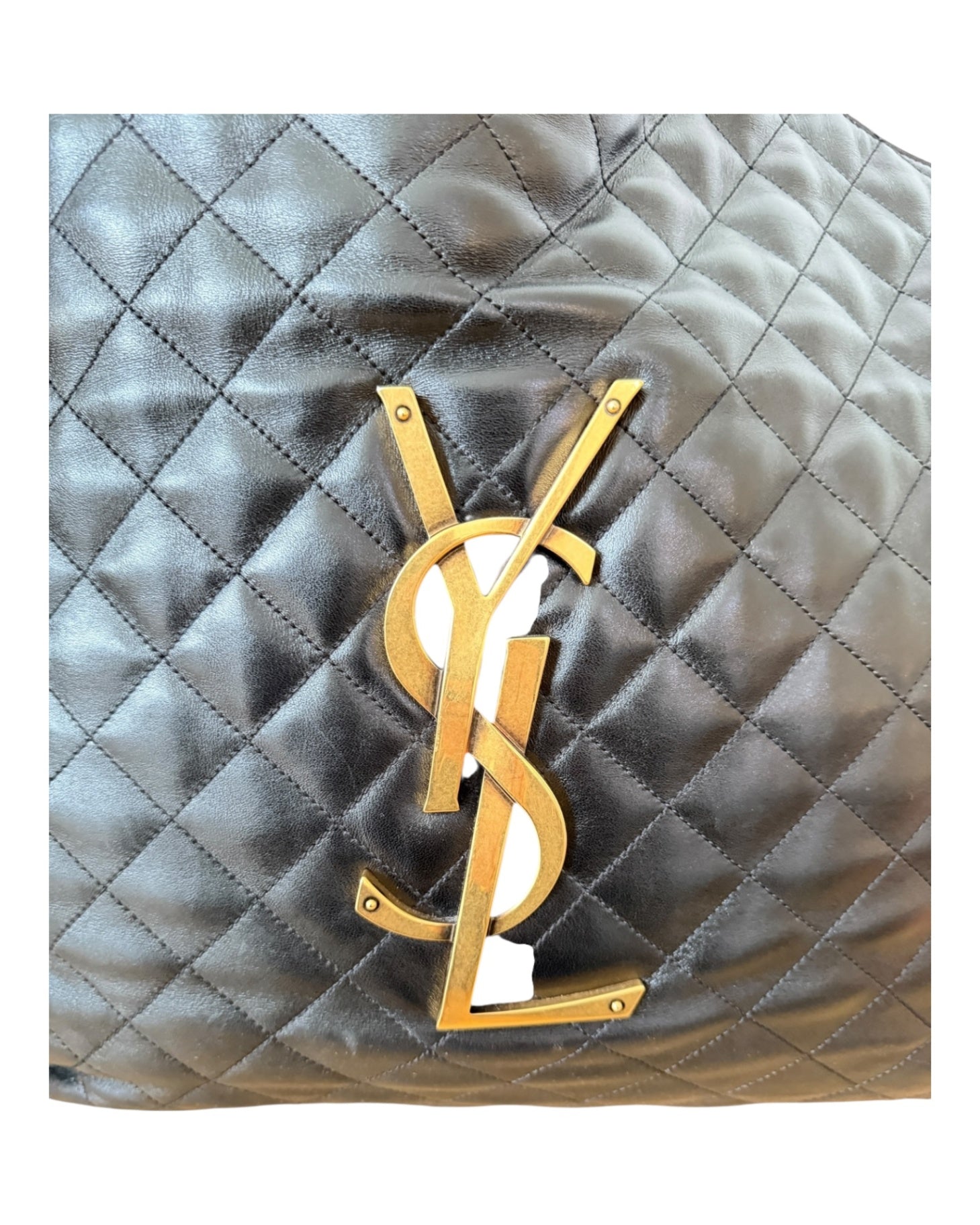 Saint Laurent Icare Maxi Shopper aus Lammleder