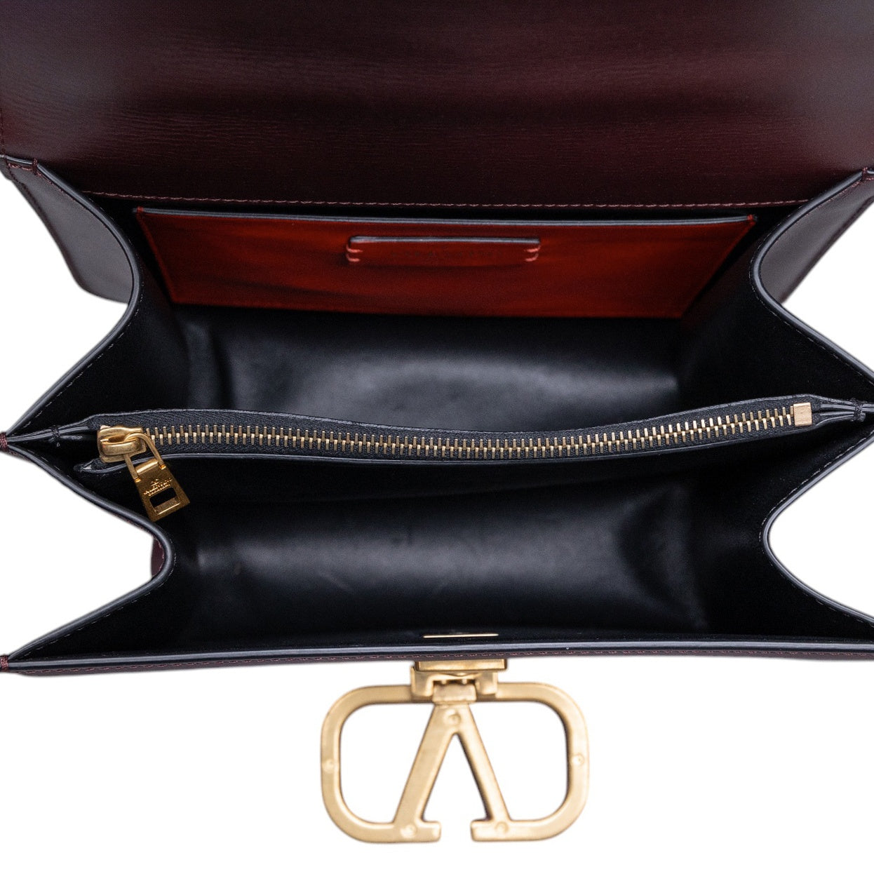 Valentino Box Bag aus Leder mit Signature-Logo