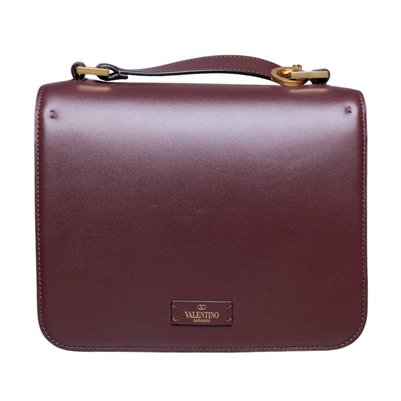 Valentino Box Bag aus Leder mit Signature-Logo