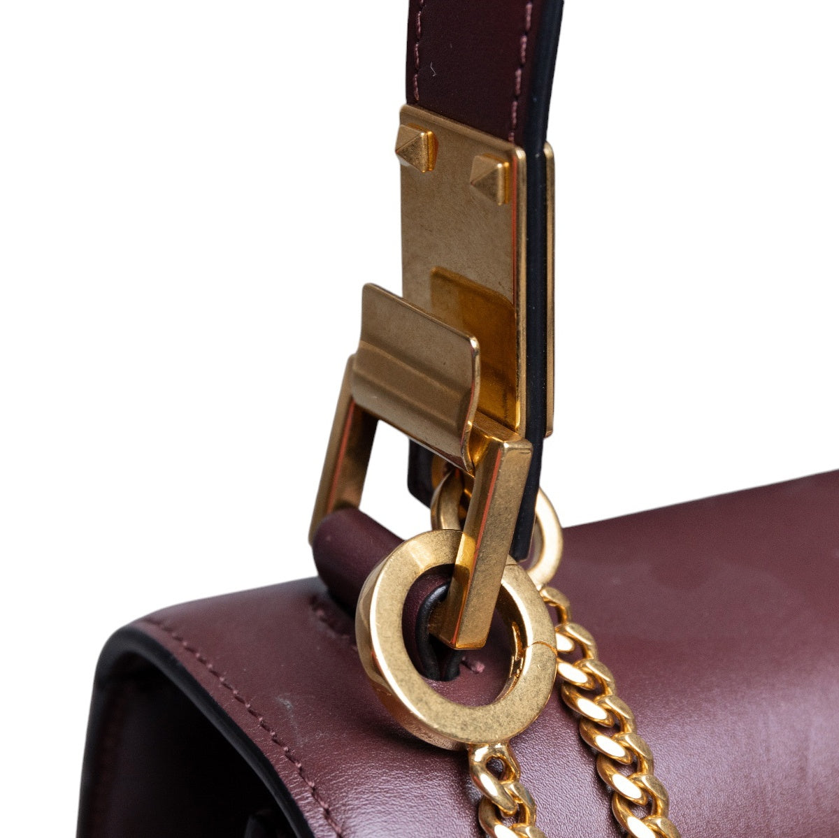 Valentino Box Bag aus Leder mit Signature-Logo