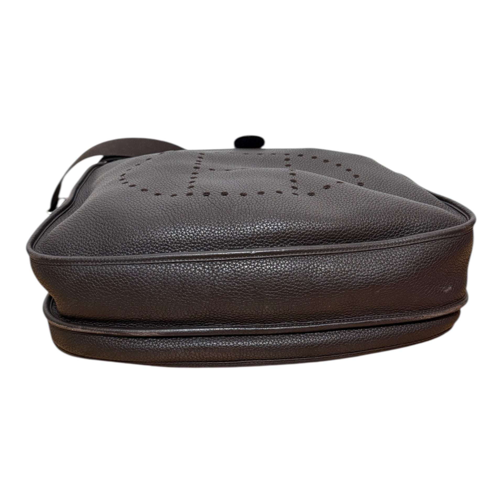 Hermès Evelyne 40 Taurillon Clémence Ébène Crossbody Bag