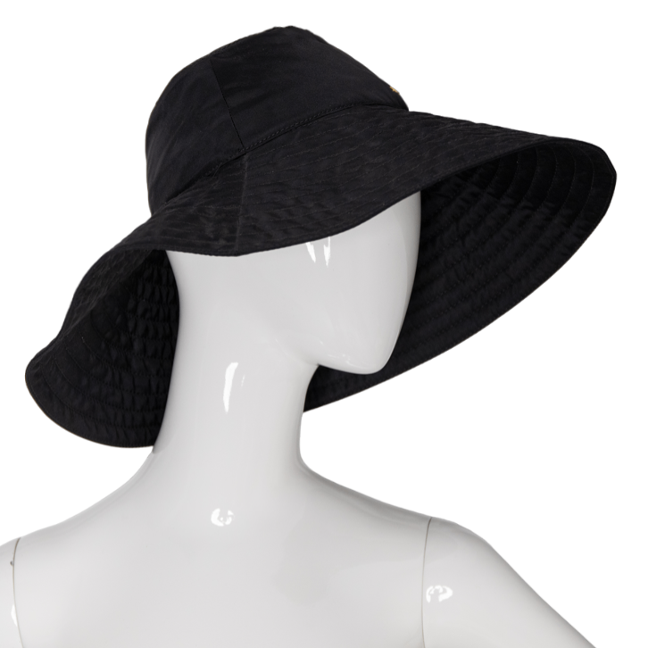 Prada Nylonhut mit breiter Krempe