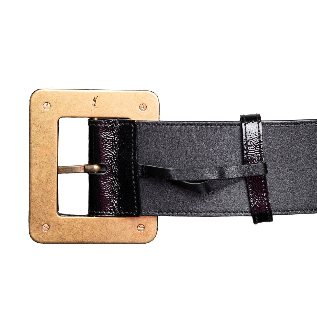 Saint Laurent Ikonischer Tom Ford Taillengürtel Gürtel aus Lackleder