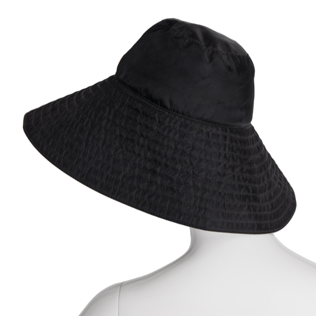 Prada Nylonhut mit breiter Krempe