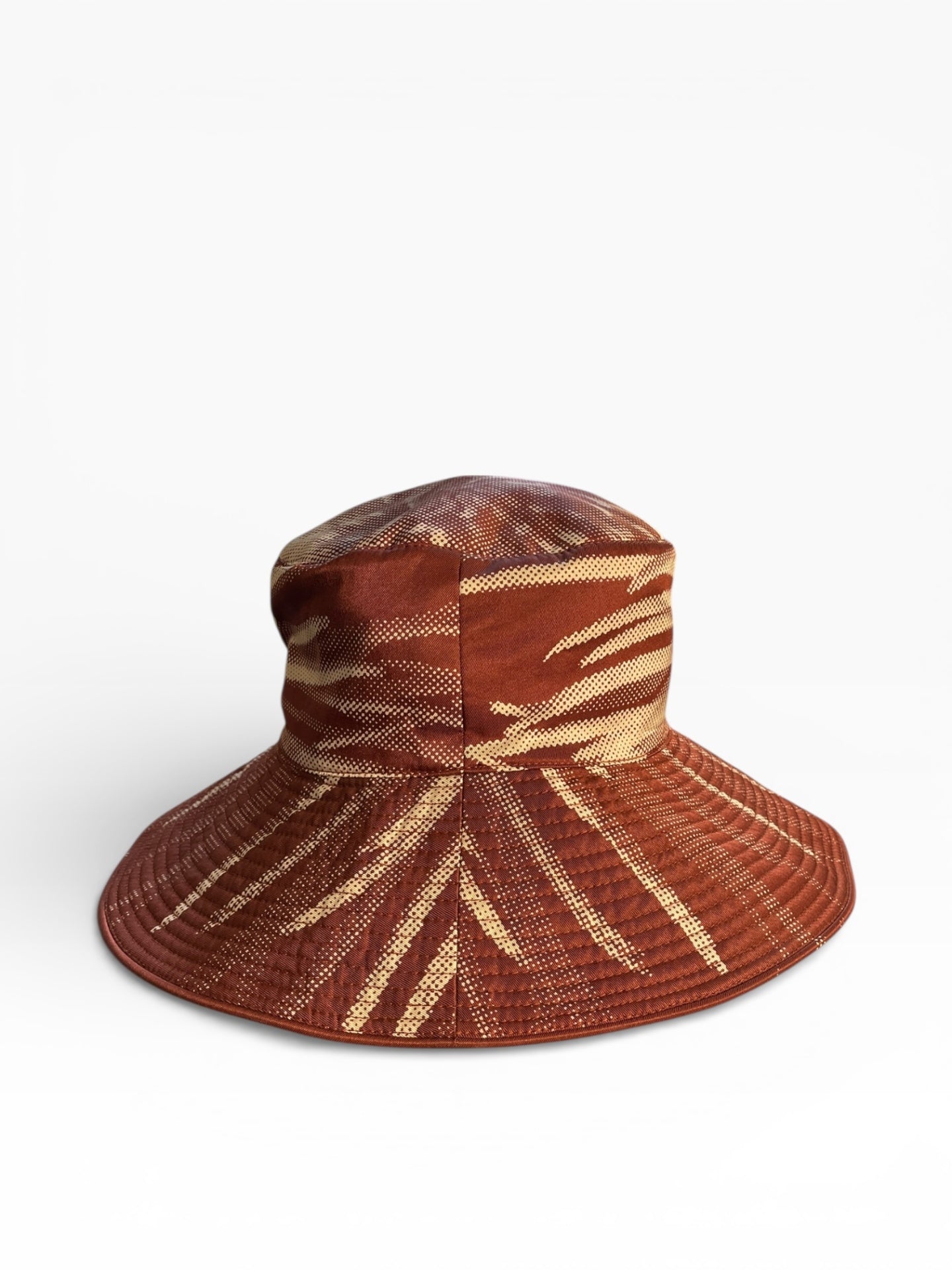 Hermès Sonnenhut aus Seide und Leinen