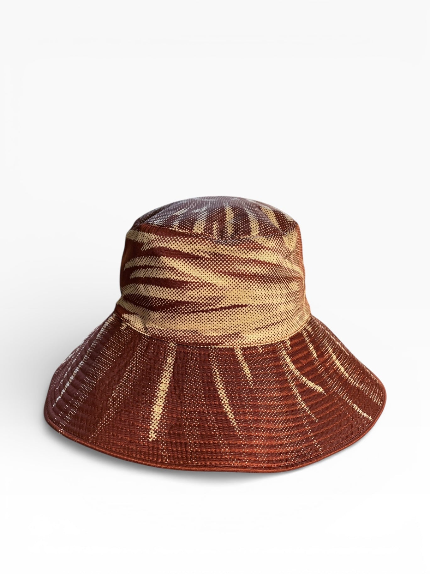 Hermès Sonnenhut aus Seide und Leinen