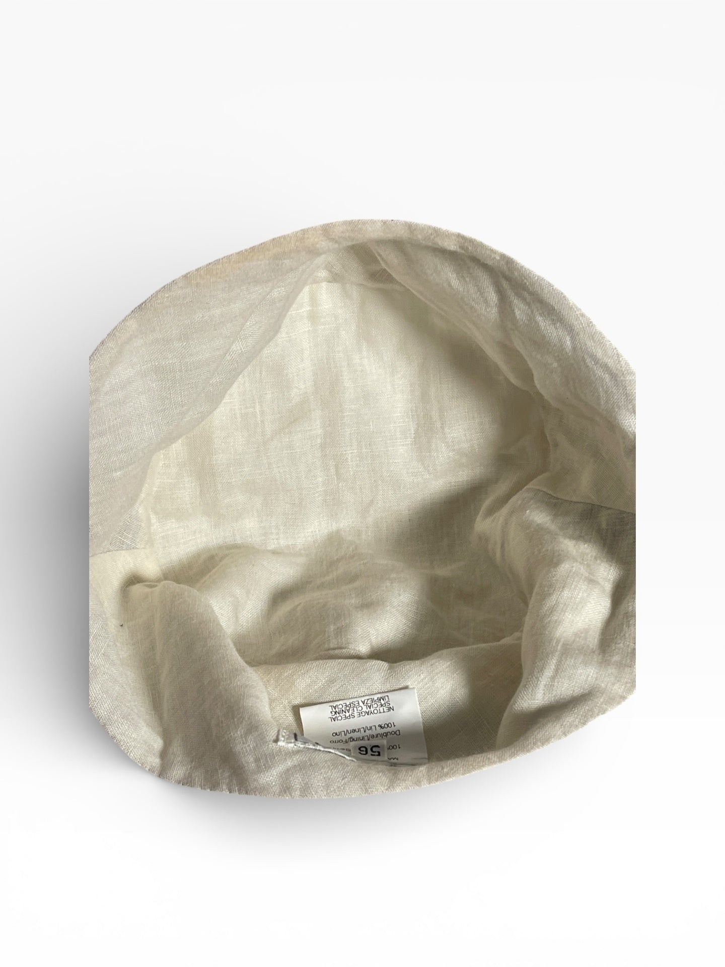 Hermès Sonnenhut aus Seide und Leinen