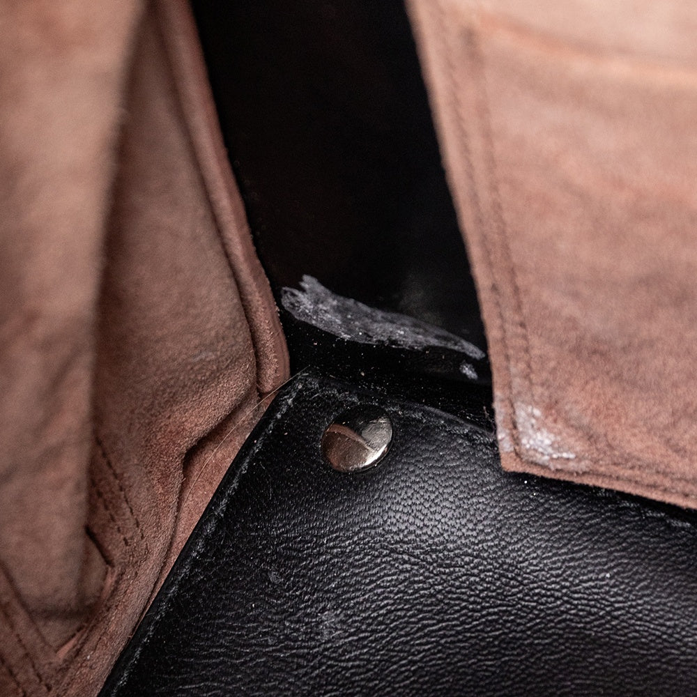 Balenciaga Mini Papier A4 Tote aus Wildleder