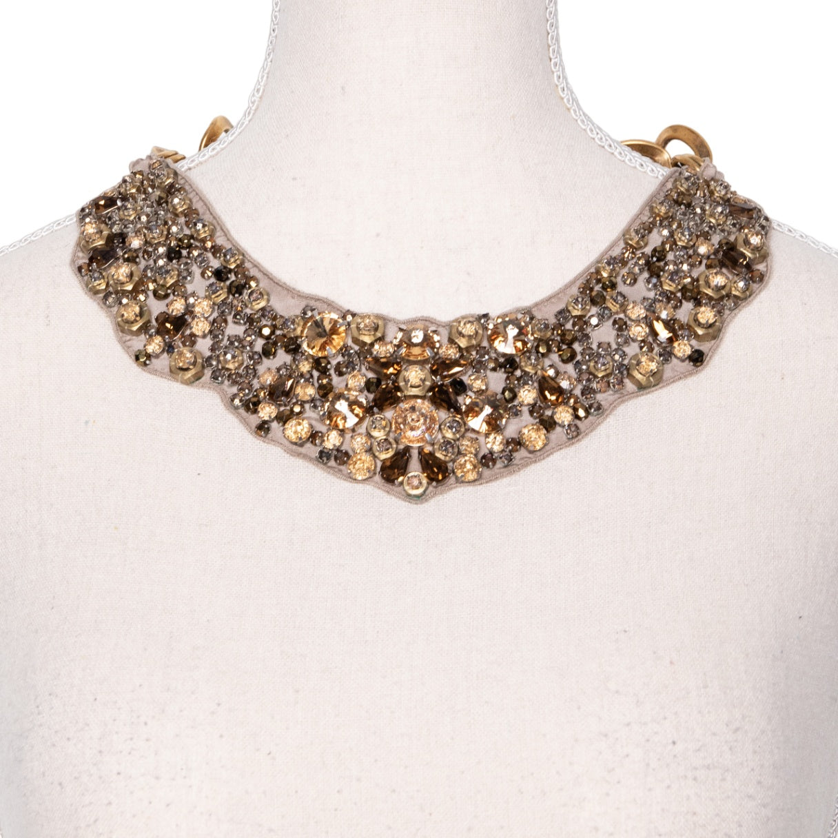 Prada Auffällig verziertes Collier im Choker-Stil