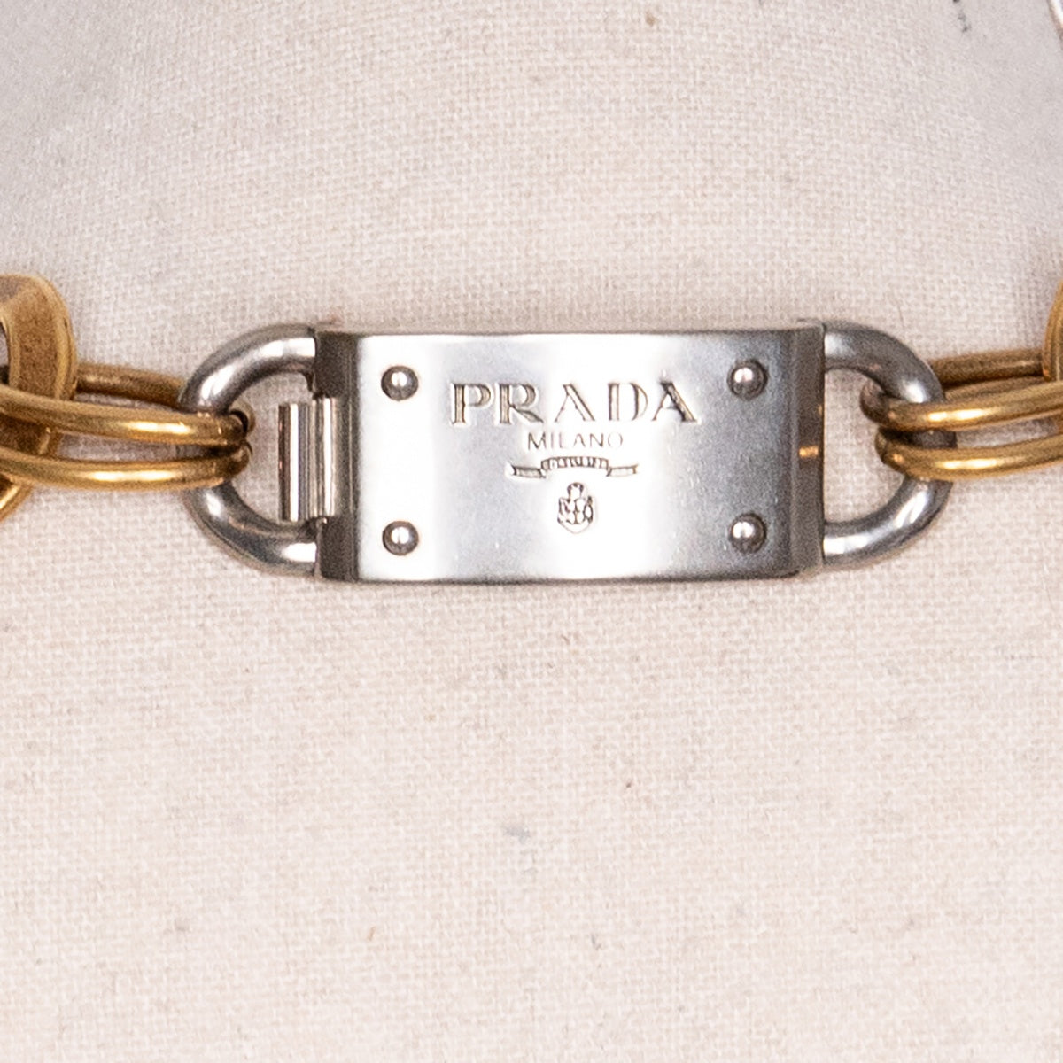 Prada Auffällig verziertes Collier im Choker-Stil