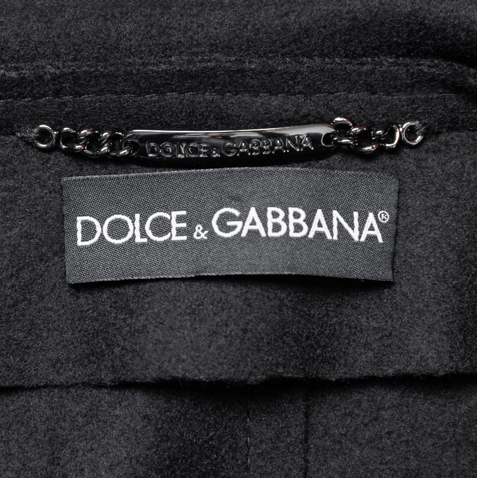 Dolce & Gabbana Lässiger Mantel in Midilänge mit Gürtel