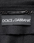 Dolce & Gabbana Lässiger Mantel in Midilänge mit Gürtel