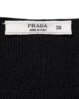 Prada Schlichtes Kleid aus leichter Wolle