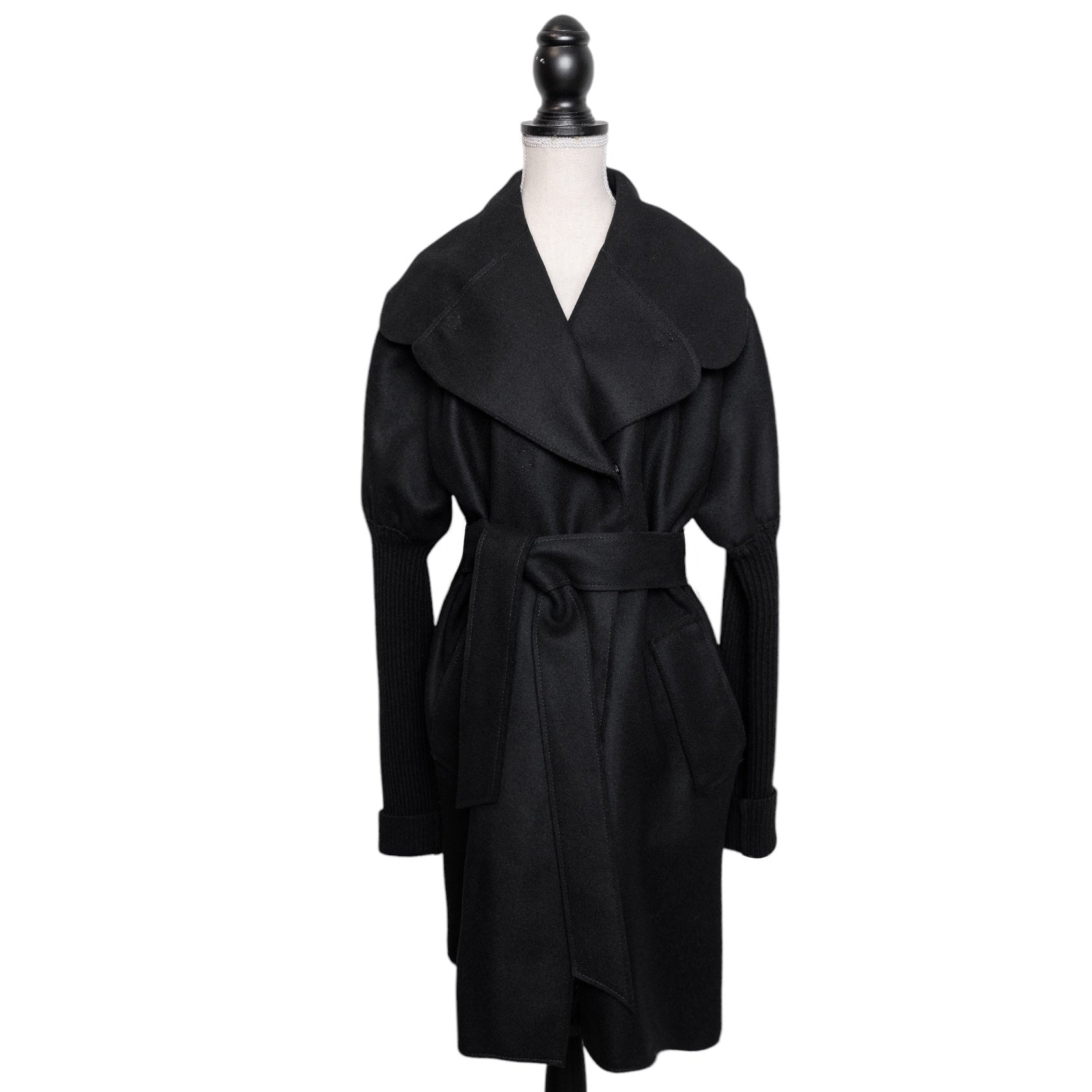 Dolce & Gabbana Lässiger Mantel in Midilänge mit Gürtel