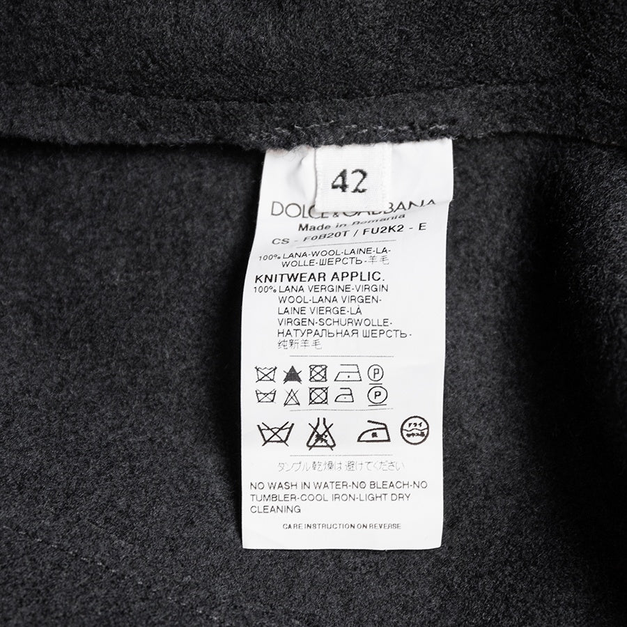 Dolce &amp; Gabbana Lässiger Mantel in Midilänge mit Gürtel