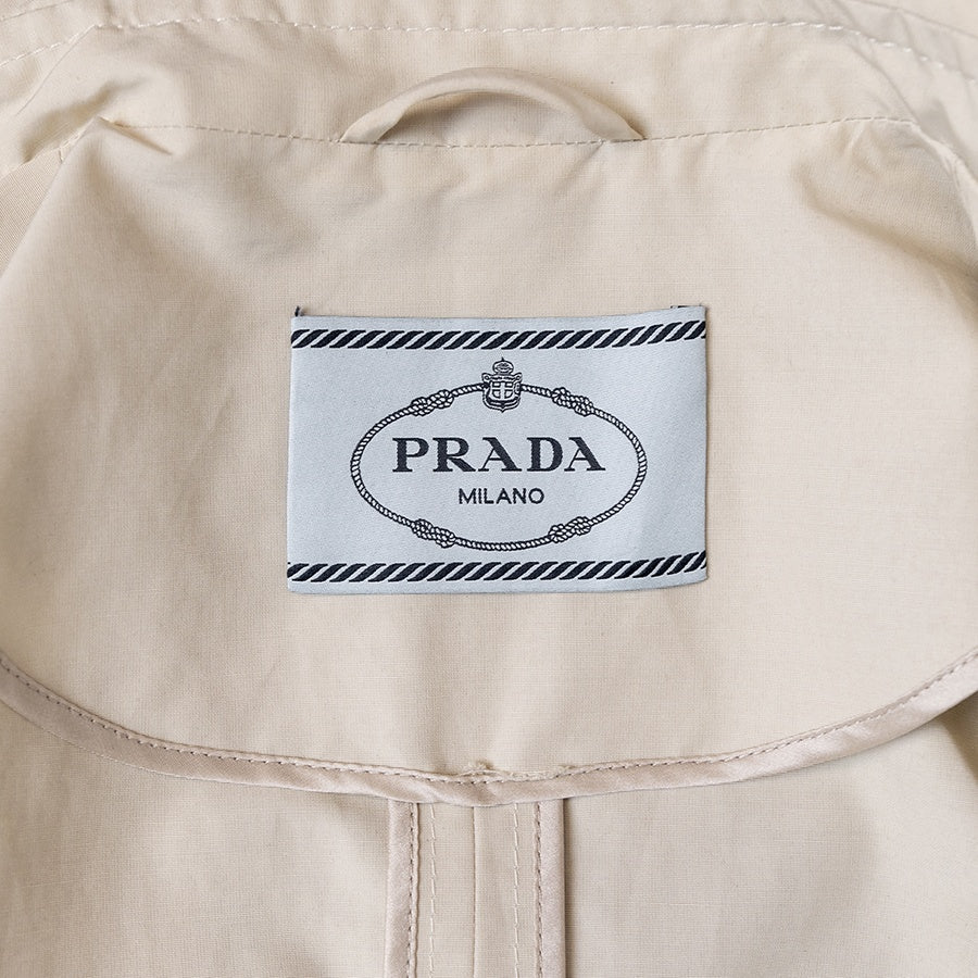 Prada Zeitloser Kurz-Trench