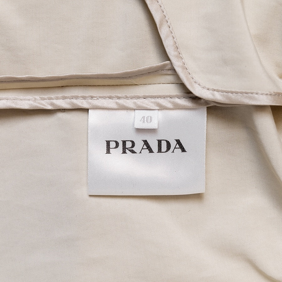 Prada Zeitloser Kurz-Trench
