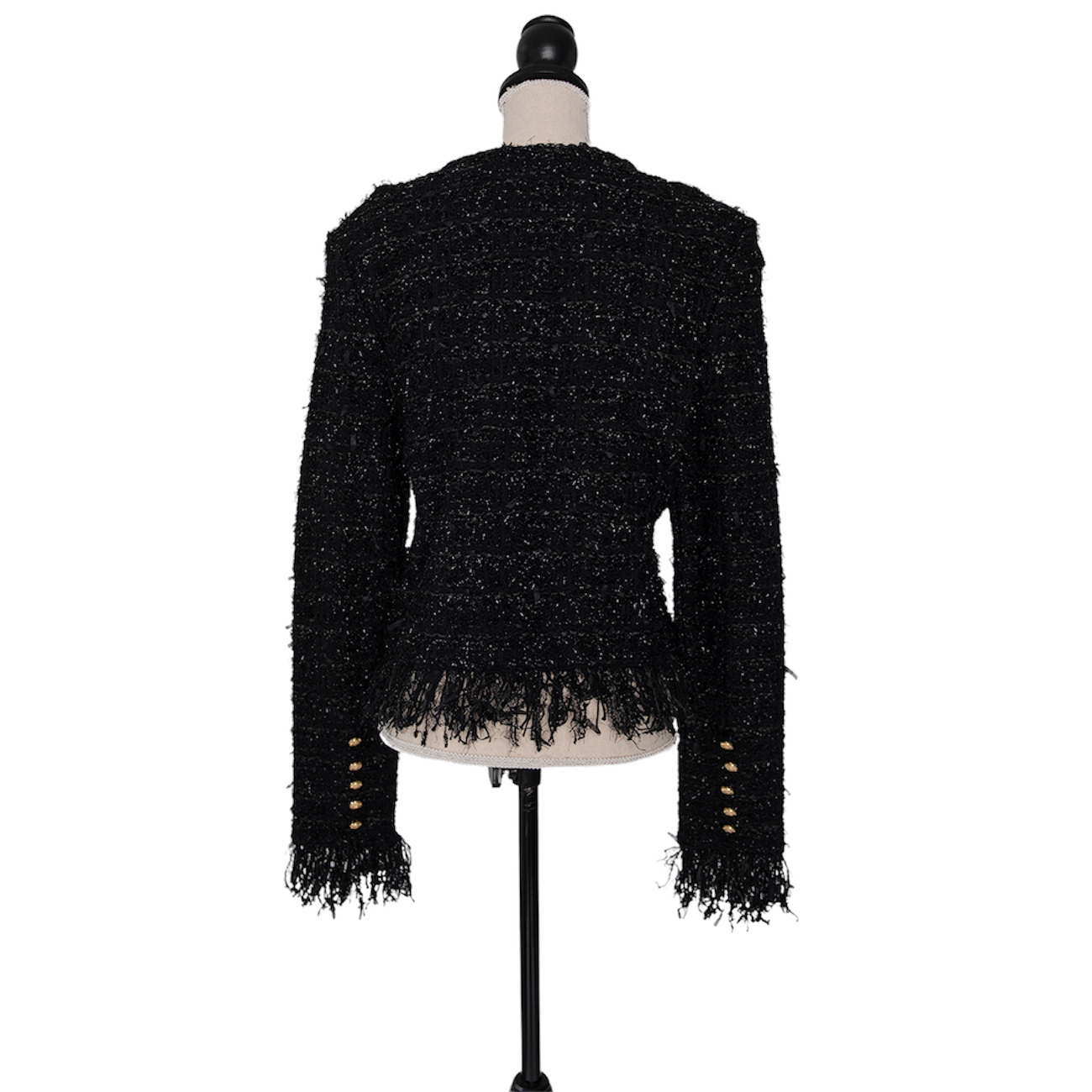 Balmain Blazer mit aufgesetzten Taschen und Signature-Goldknöpfen