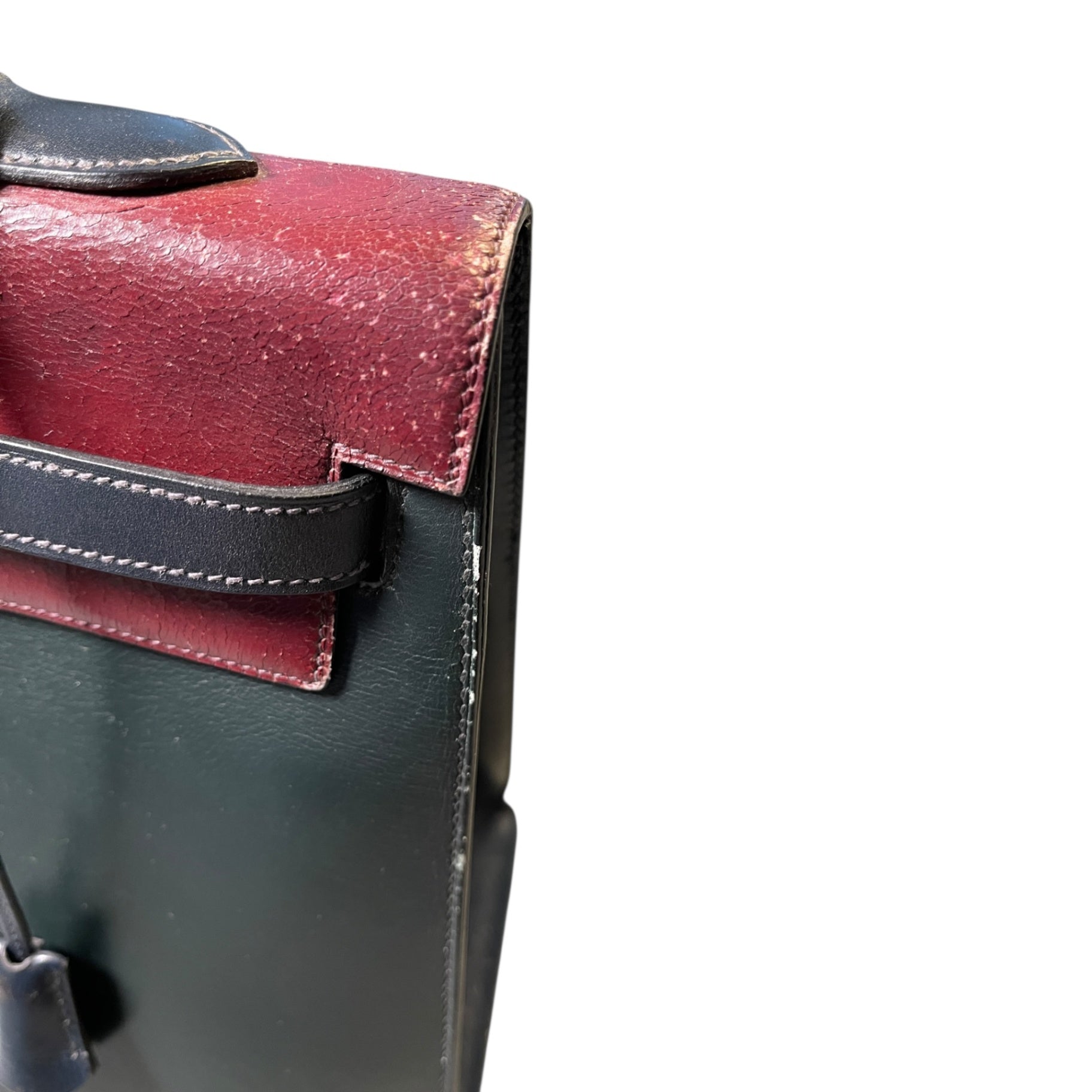Hermès Seltene Vintage Kelly Bag 35 mit Schulterriemen