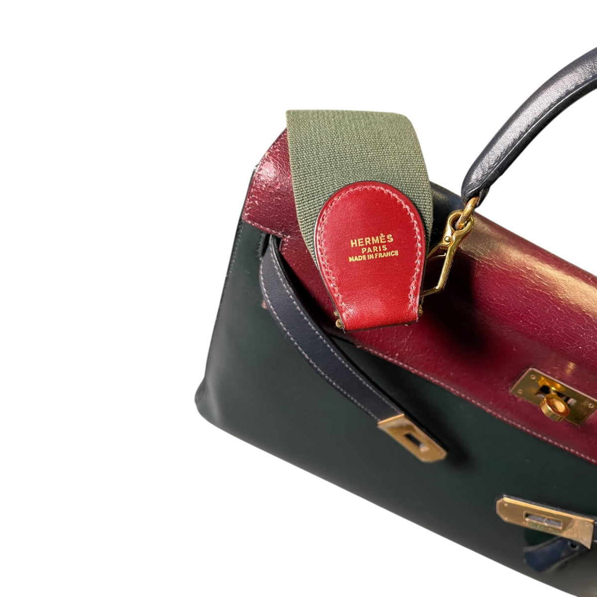 Hermès Seltene Vintage Kelly Bag 35 mit Schulterriemen