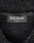 Balmain Blazer mit aufgesetzten Taschen und Signature-Goldknöpfen