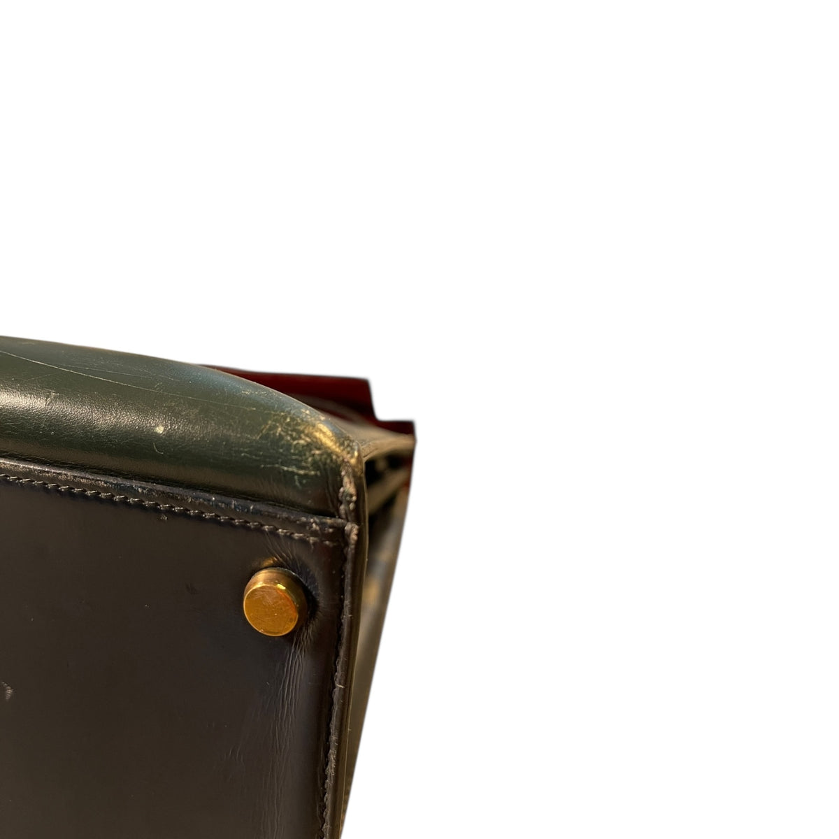 Hermès Seltene Vintage Kelly Bag 35 mit Schulterriemen