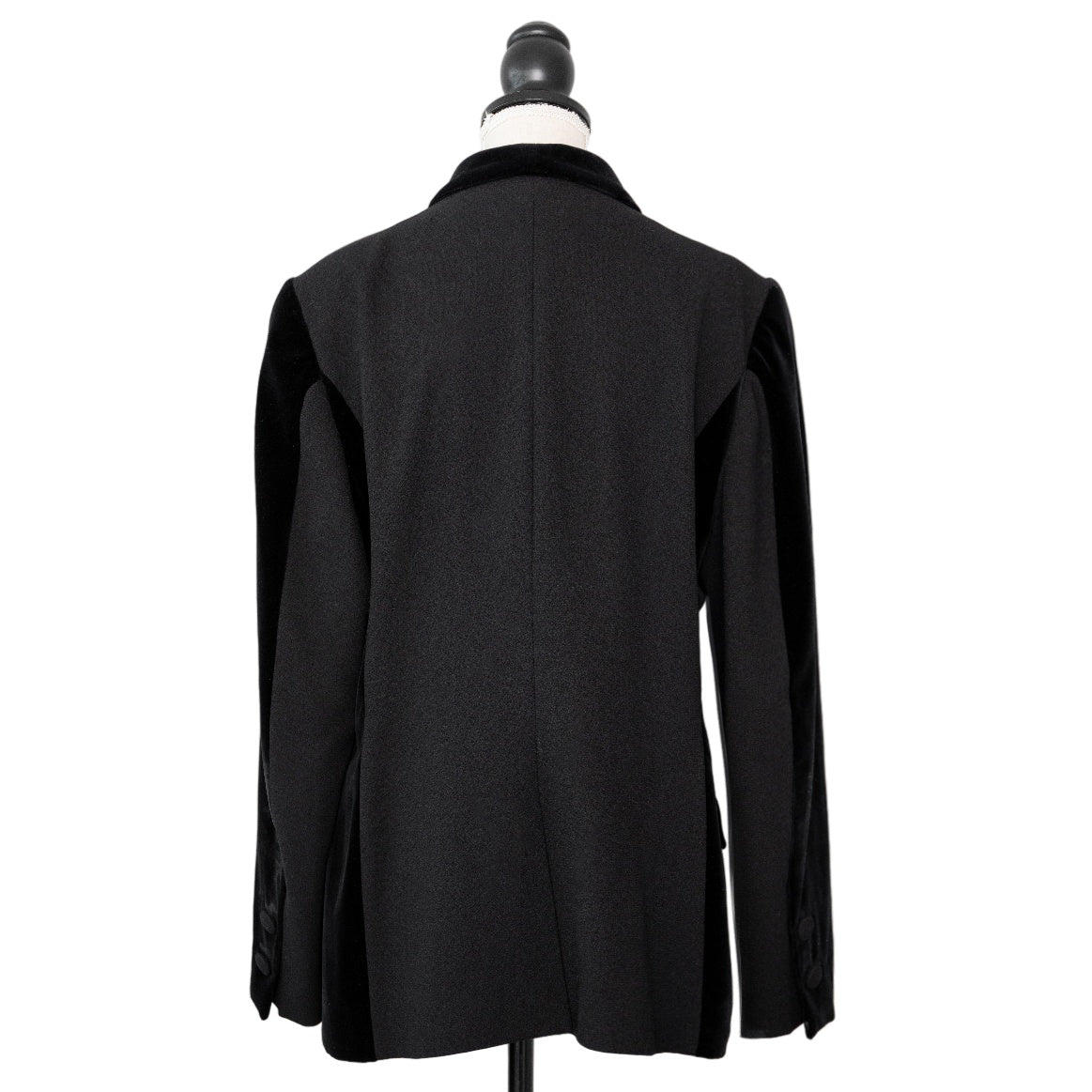 Rena Lange Eleganter Vintage Blazer mit Samtdetails