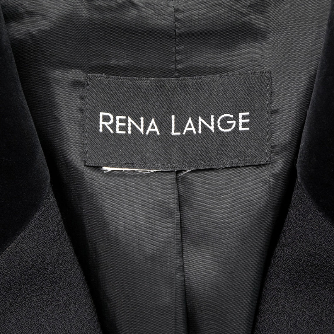 Rena Lange Eleganter Vintage Blazer mit Samtdetails
