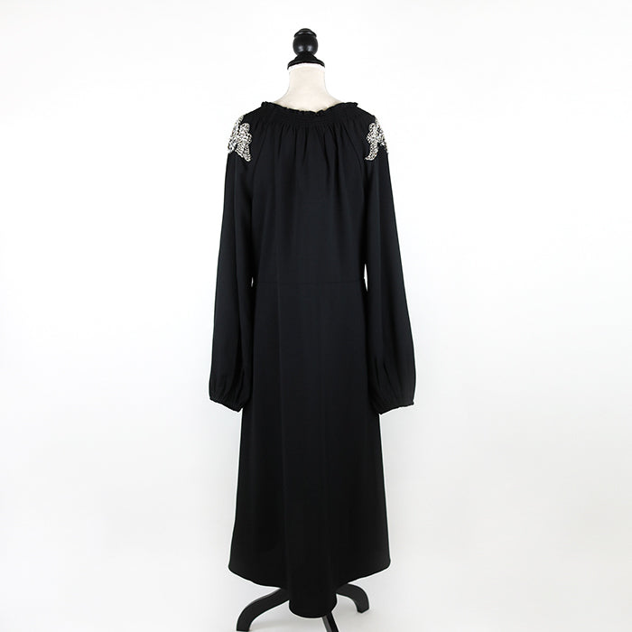 Dodo Bar Or Extravagantes Midi-Kleid mit auffälligen Swarovski-Verzierungen