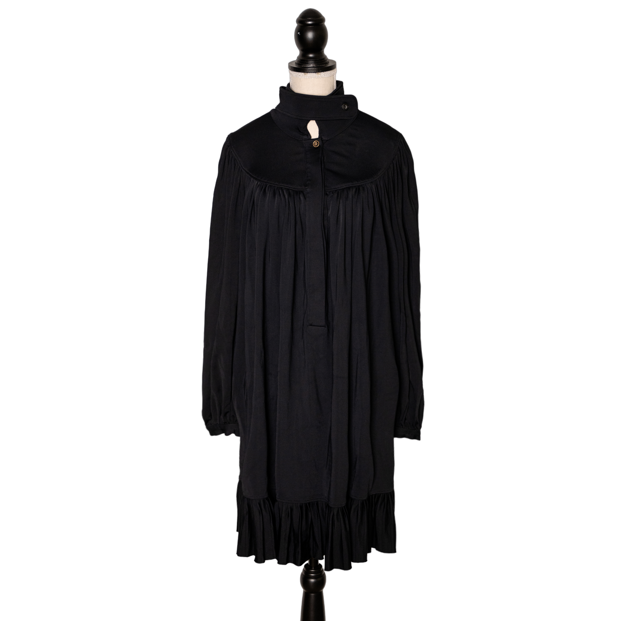 Givenchy Schwarzes Minikleid im Babydoll Stil