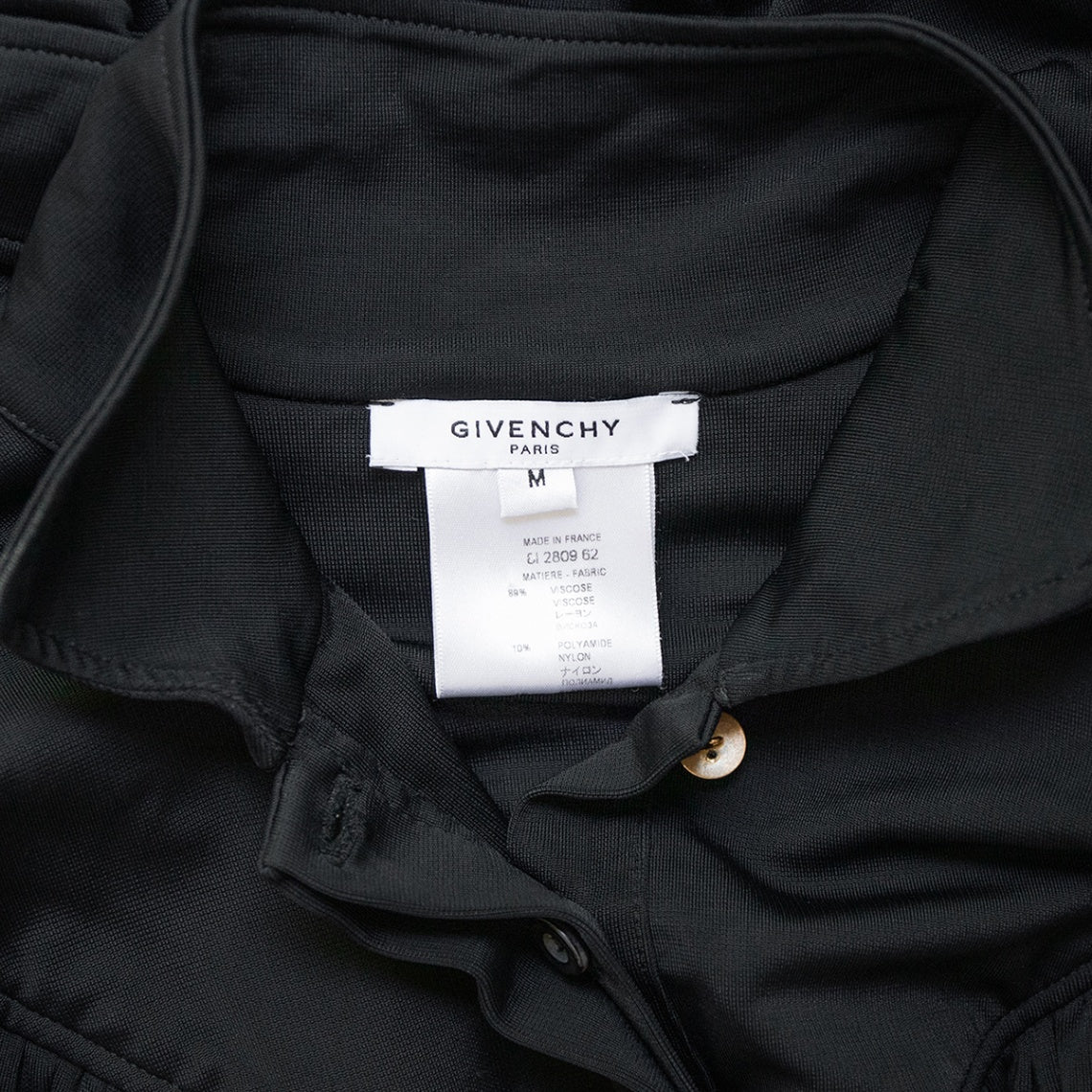 Givenchy Schwarzes Minikleid im Babydoll Stil