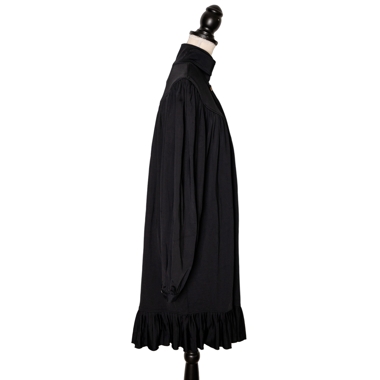 Givenchy Schwarzes Minikleid im Babydoll Stil