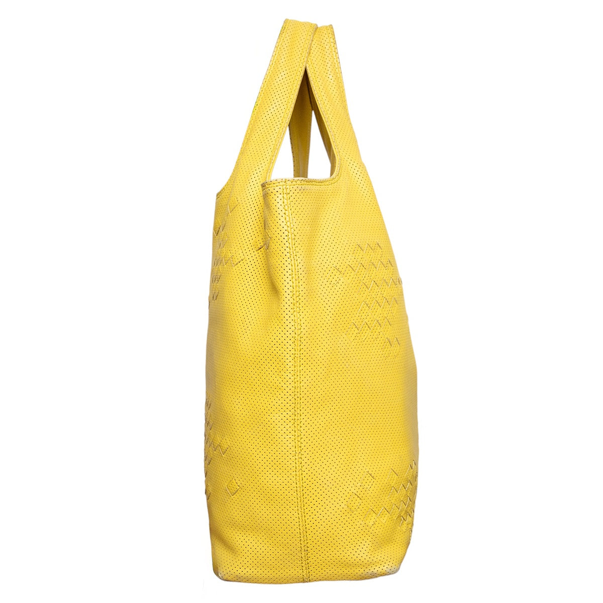 Bottega Veneta Vintage Totebag im Intarsien-Print