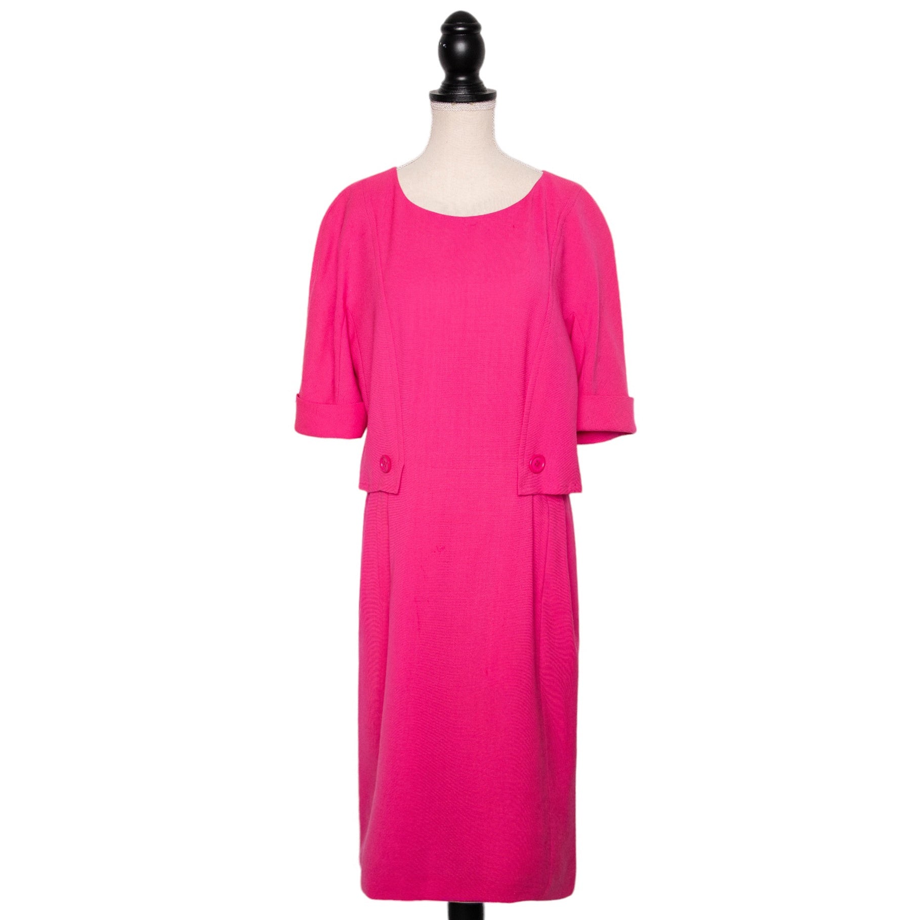 Guy Laroche Ausgefallenes Vintage Etui-Kleid