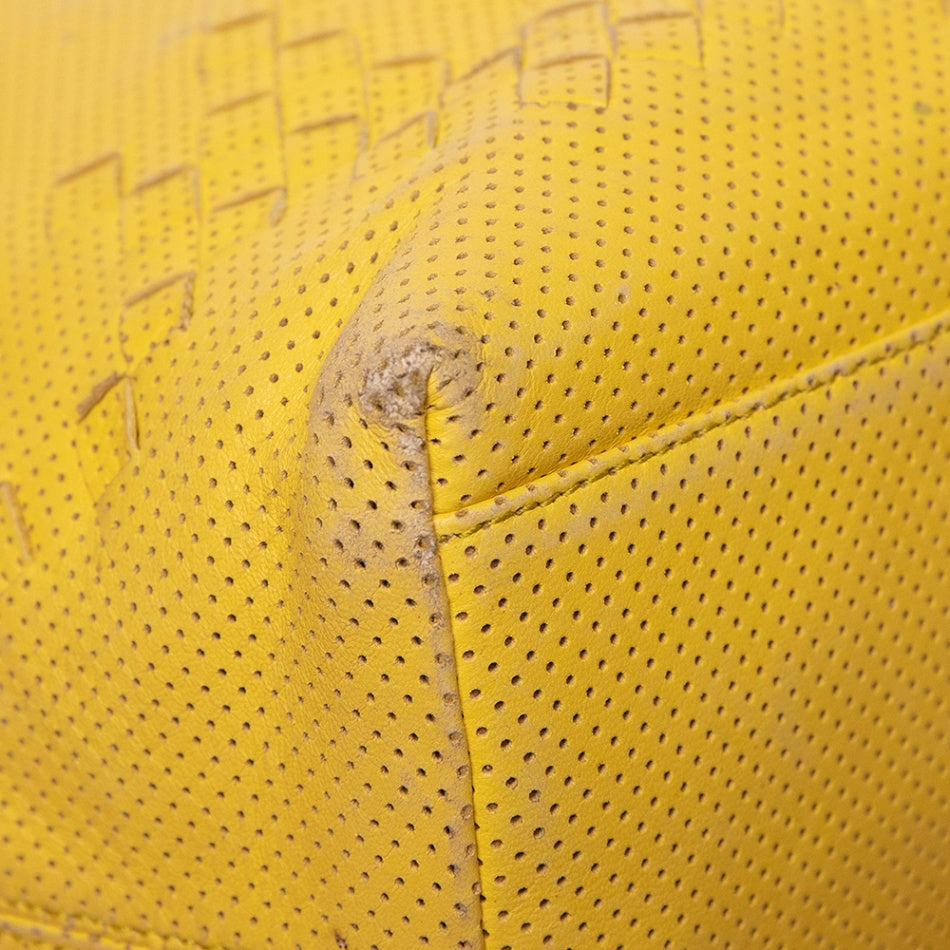 Bottega Veneta Vintage Totebag im Intarsien-Print