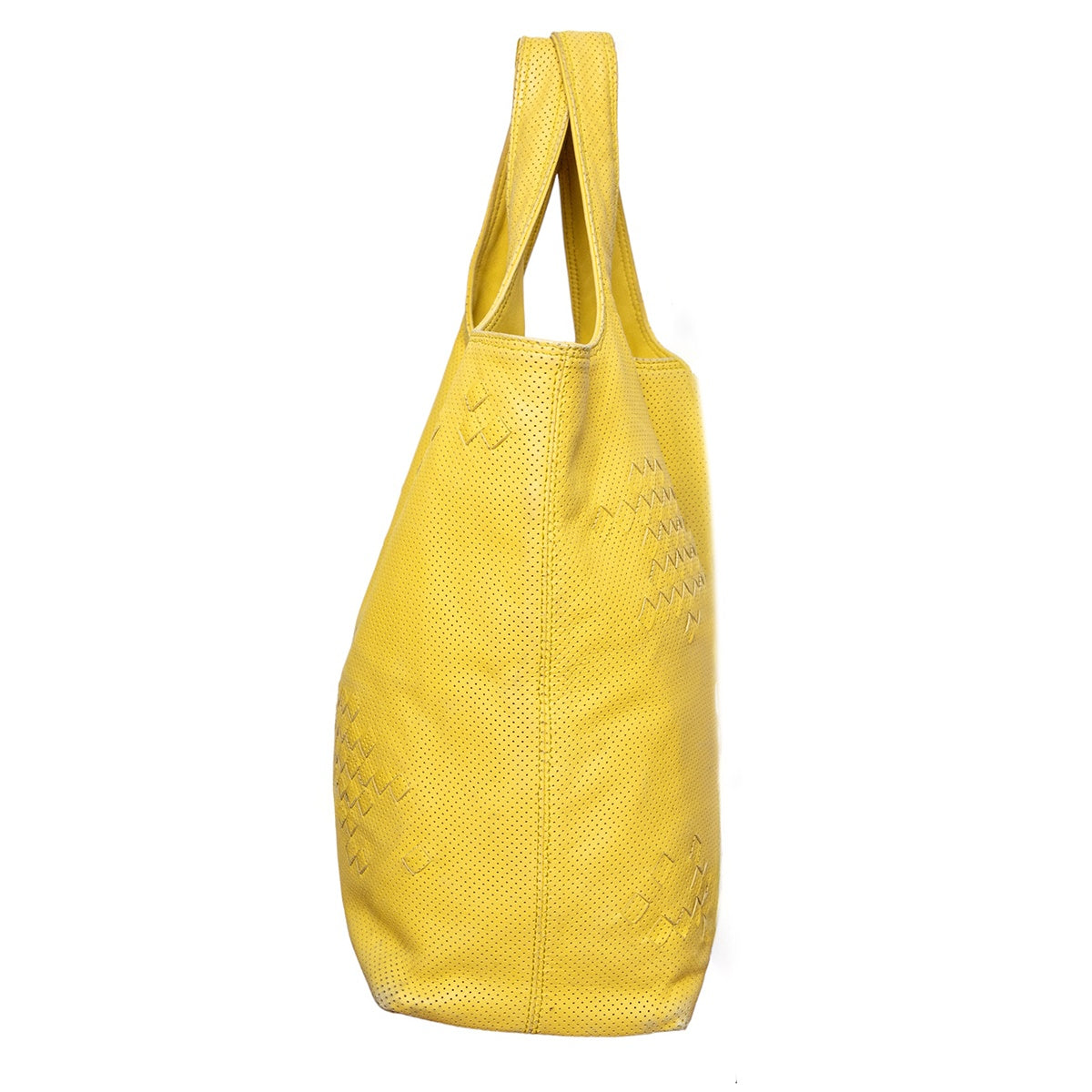Bottega Veneta Vintage Totebag im Intarsien-Print