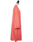 Hermès Vintage Kleid im Kimono-Stil mit Signature-Knöpfen