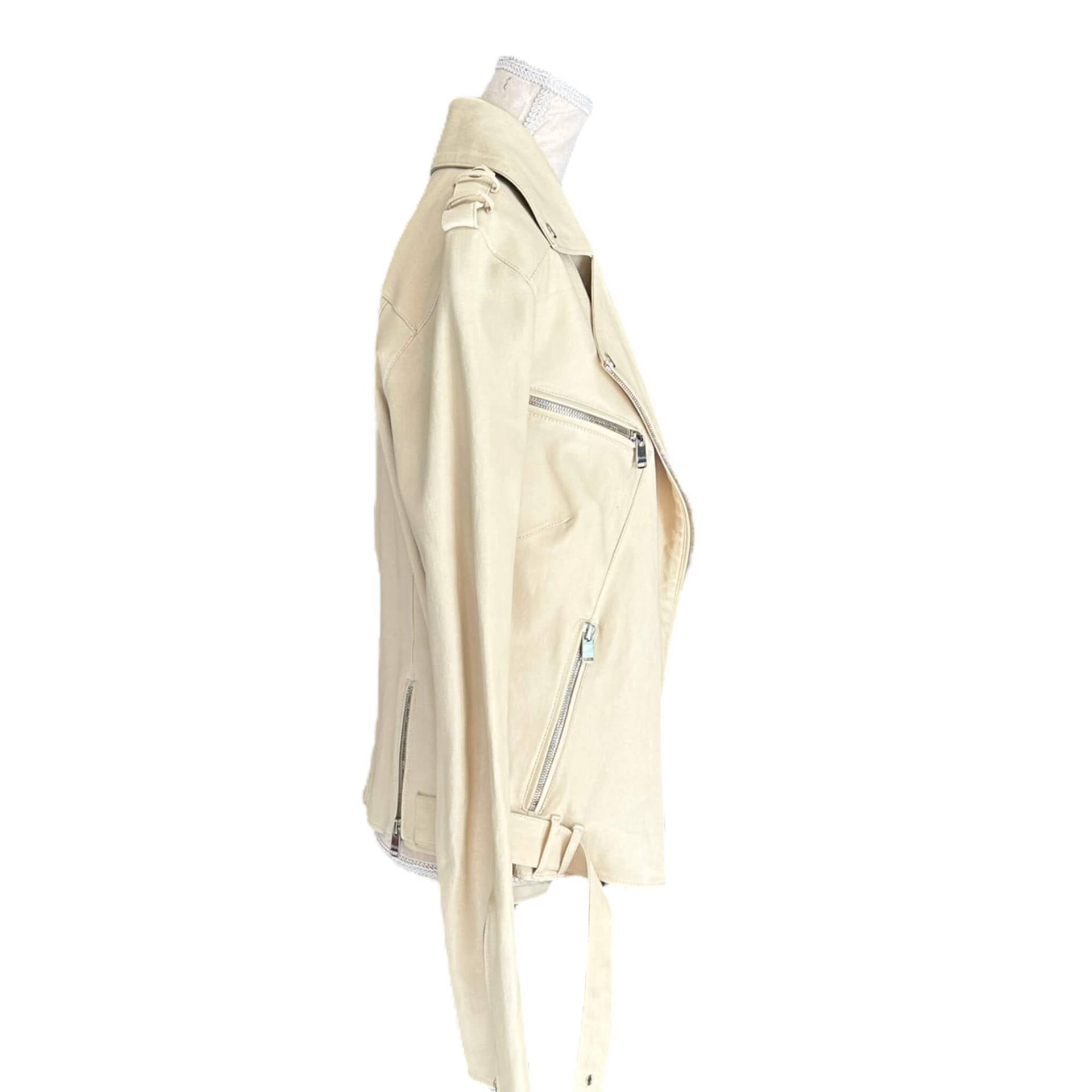 Jitrois Lederjacke im Bikerstil