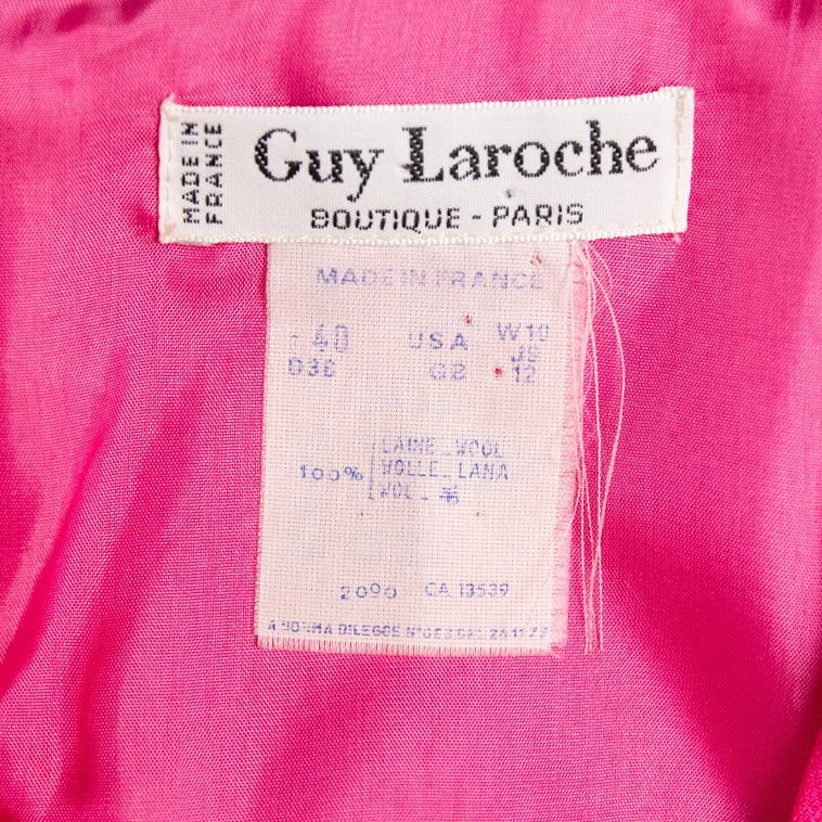 Guy Laroche Ausgefallenes Vintage Etui-Kleid